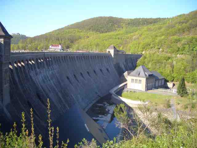 Ein monumentales Bauwerk die Edertalsperre